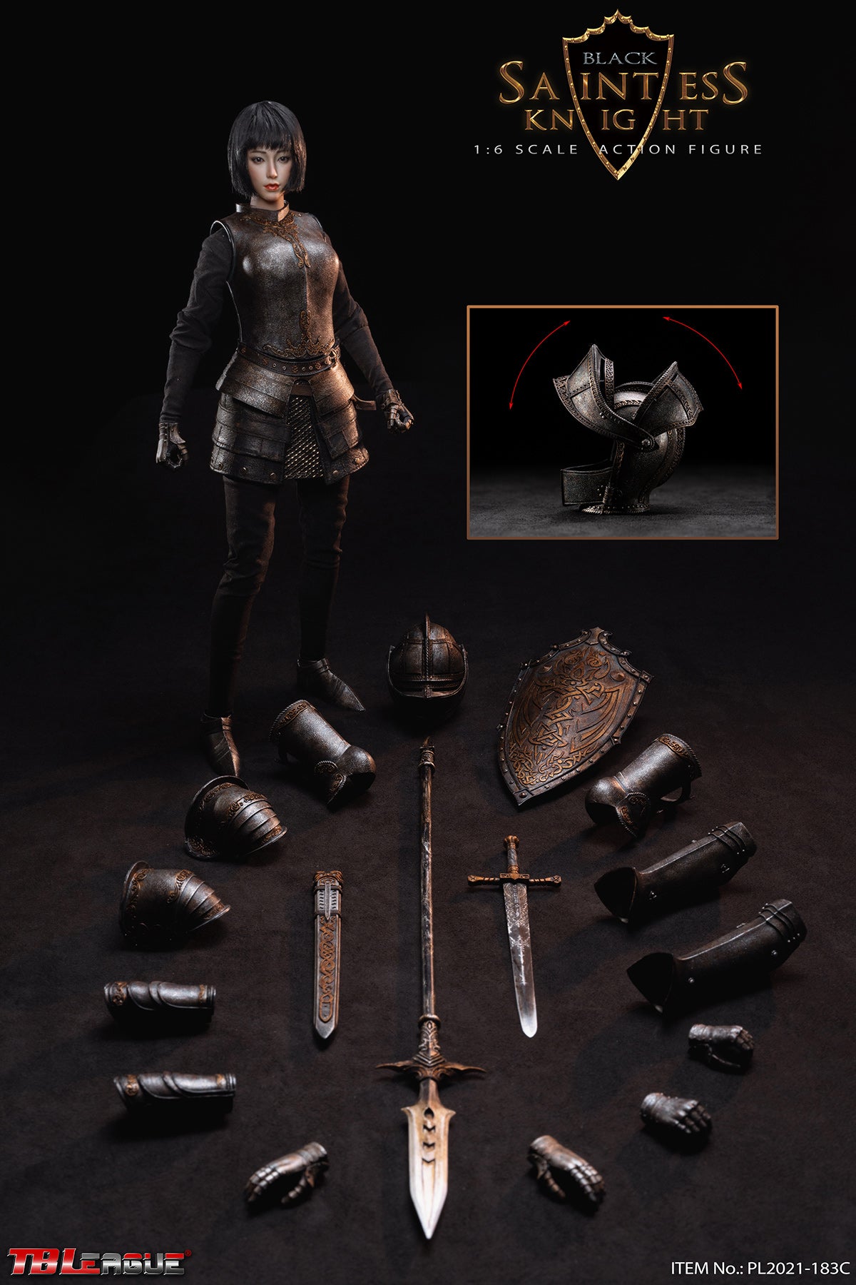 PRE-ORDER Saintess Knight: Black 1/6