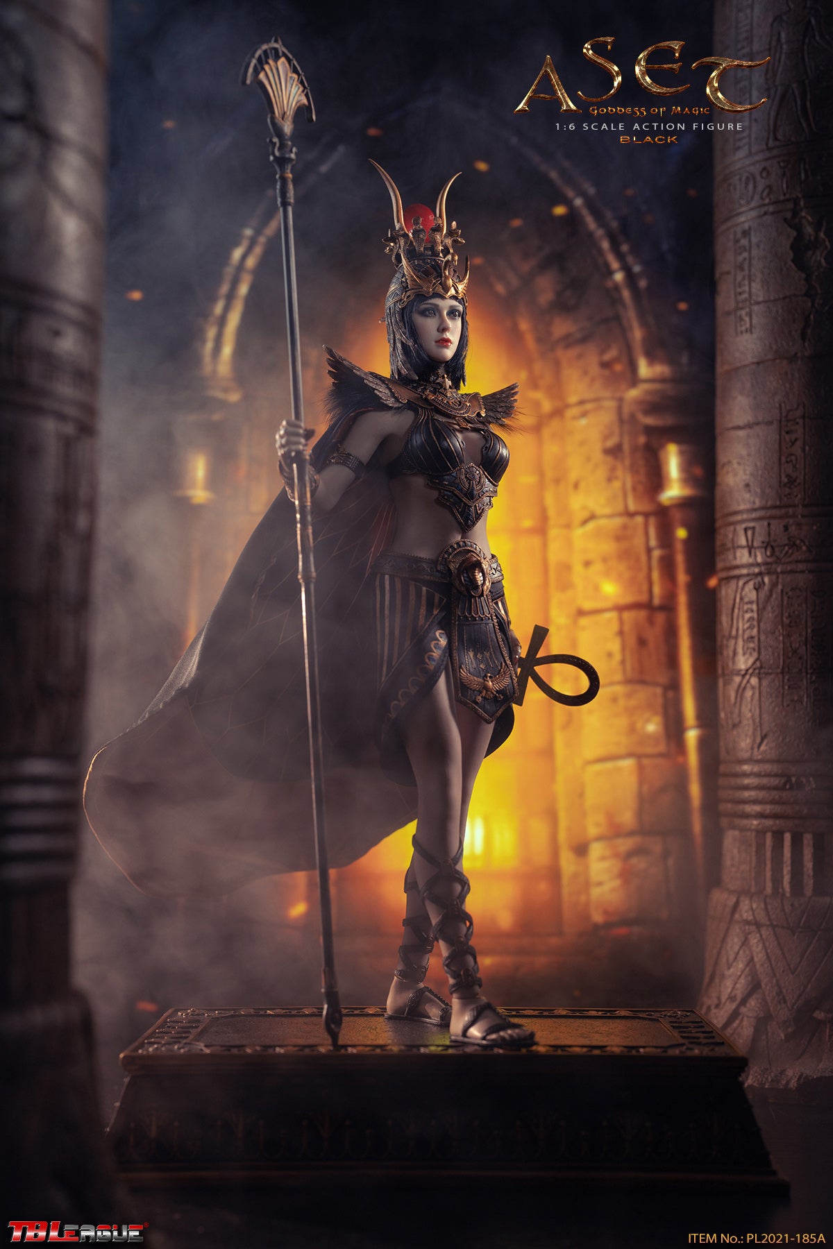 PRE-ORDER Aset Goddess of Magic: Black 1/6