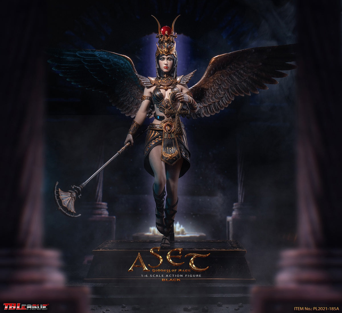 PRE-ORDER Aset Goddess of Magic: Black 1/6