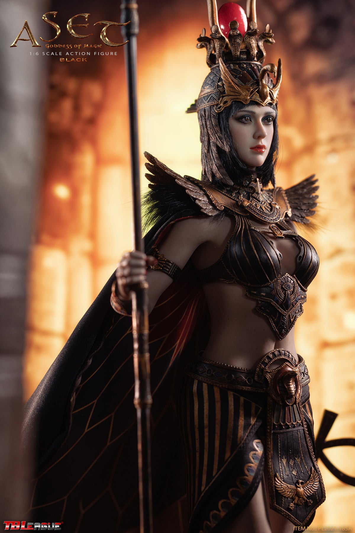 PRE-ORDER Aset Goddess of Magic: Black 1/6