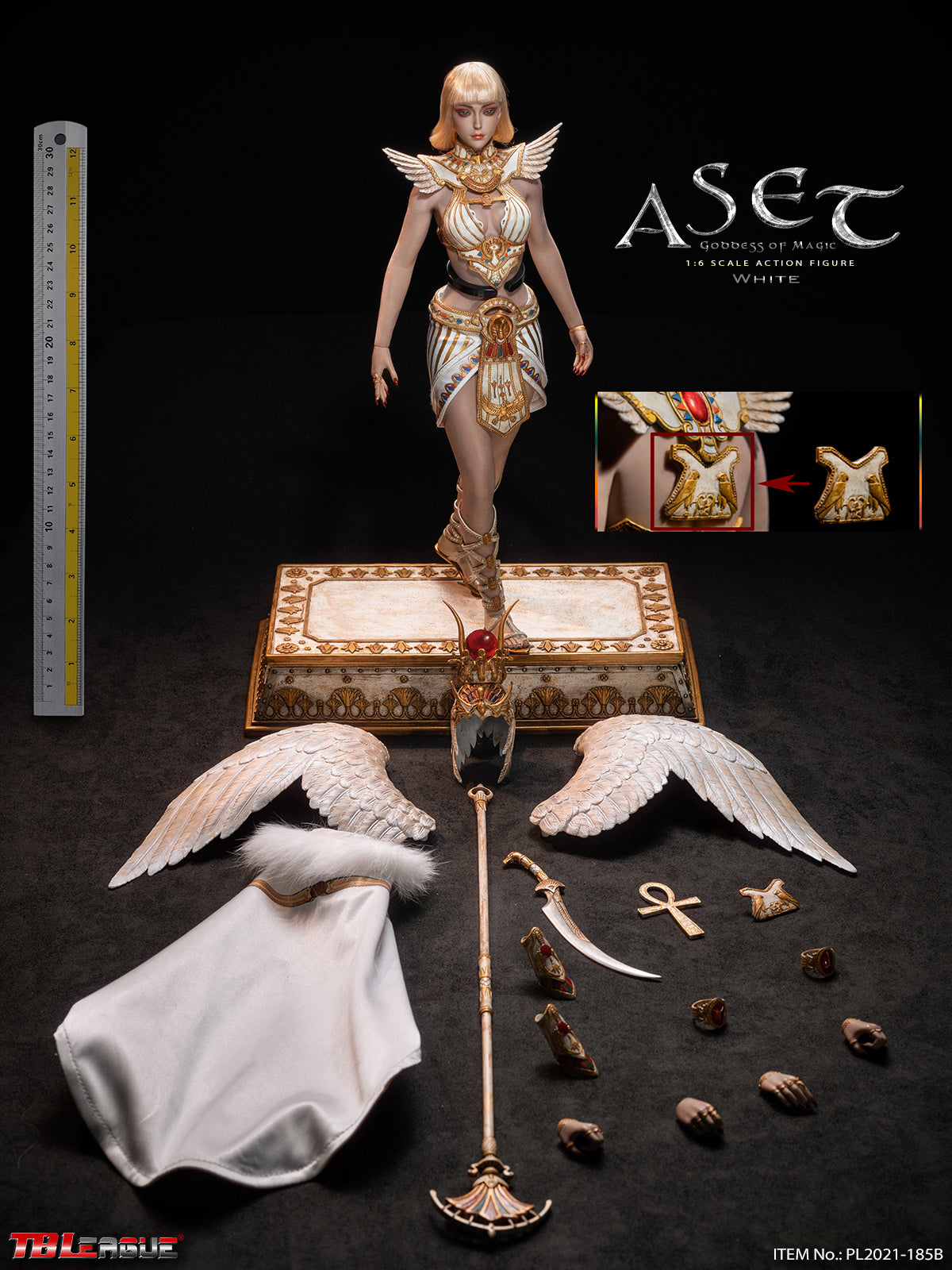 PRE-ORDER Aset Goddess of Magic: White 1/6
