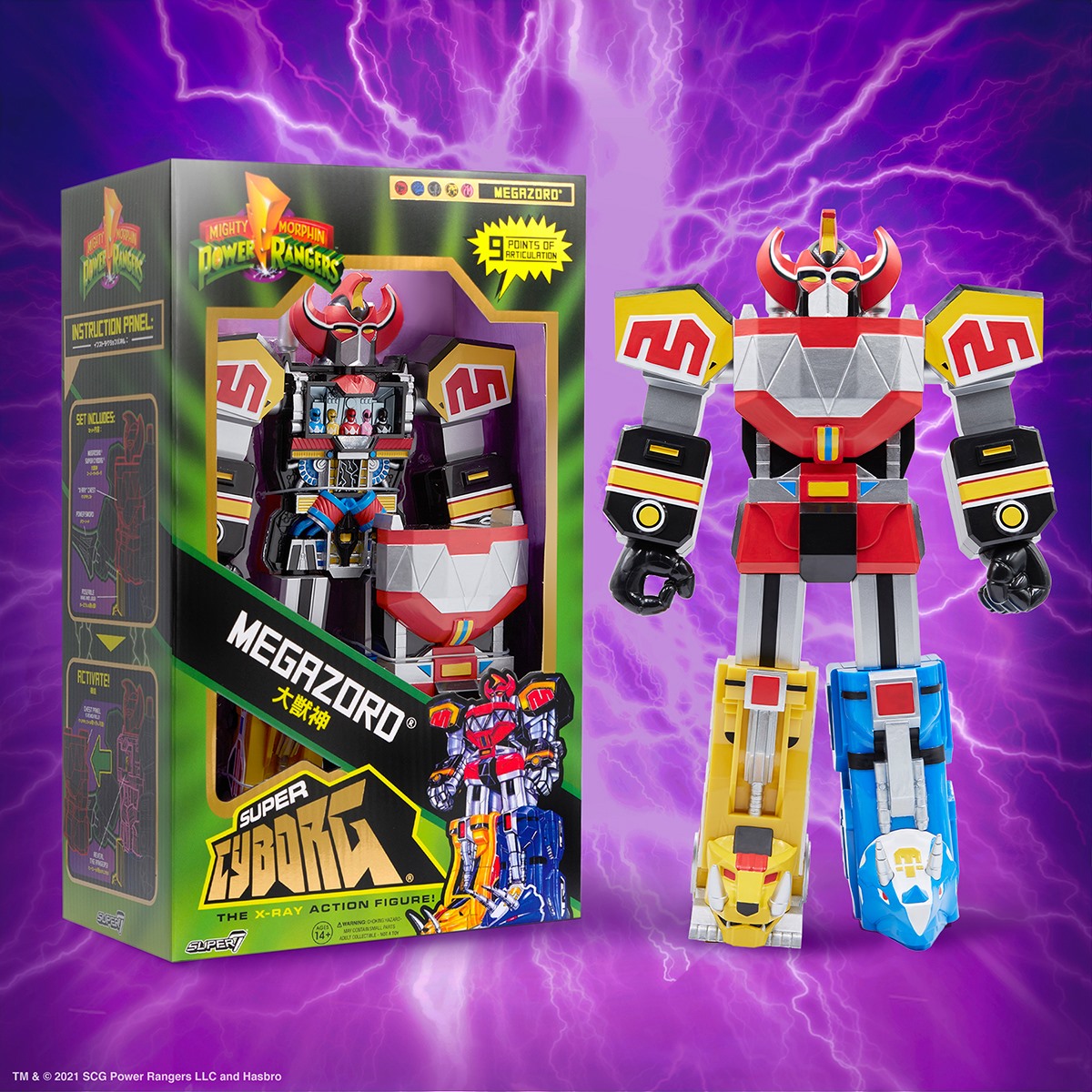 PRE-ORDER Super Cyborg - Might Morphin Power Rangers - Megazord