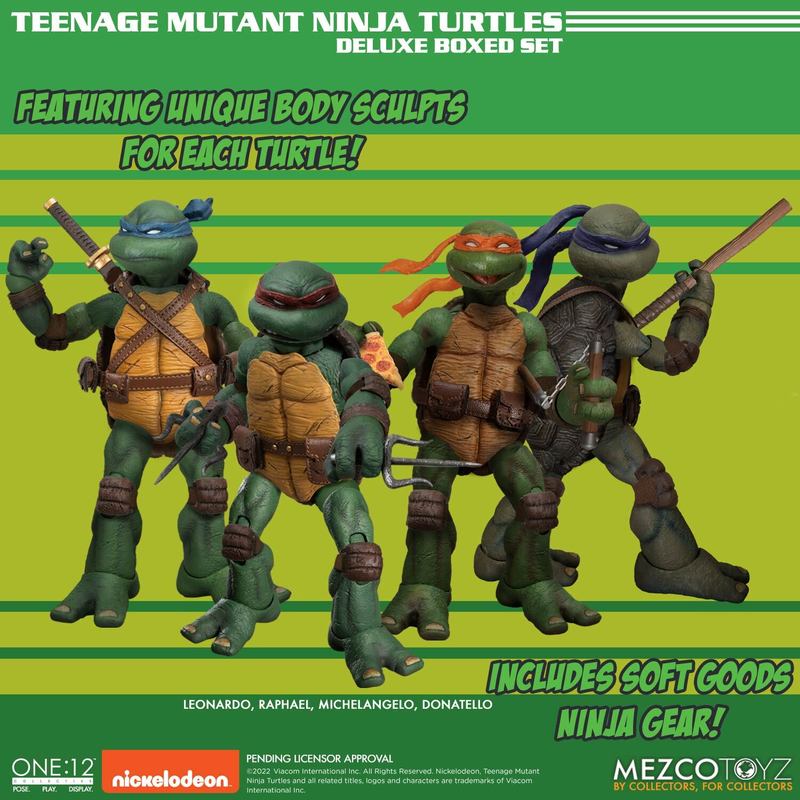 PRE-ORDER One: 12 Collective - Teenage Mutant Ninja Turtles Deluxe Boxed Set