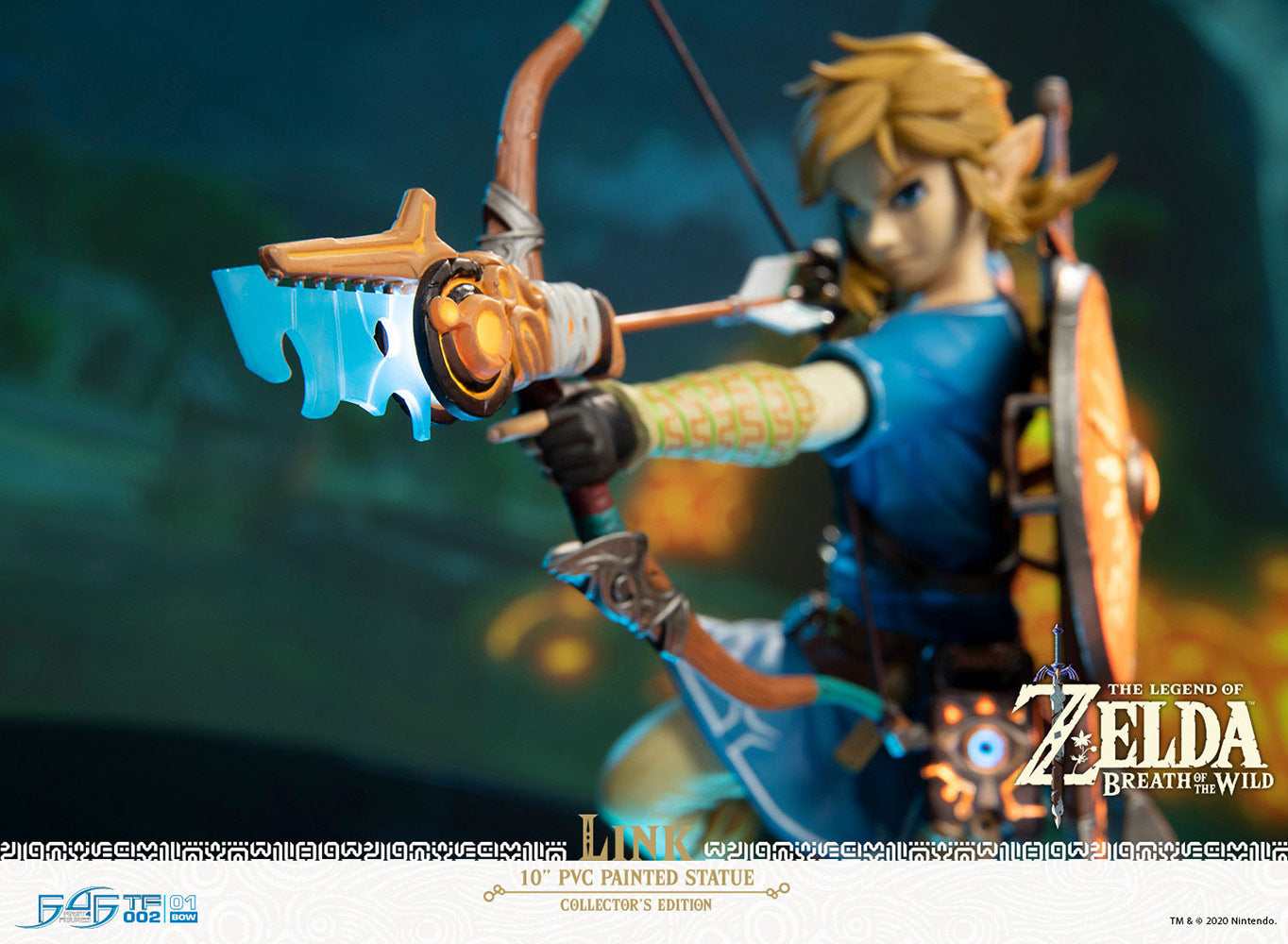 IN-STOCK First 4 Figures - The Legend of Zelda: Breath of the Wild - Link: Collector's Edition (Light-Up Function) [3rd Release]