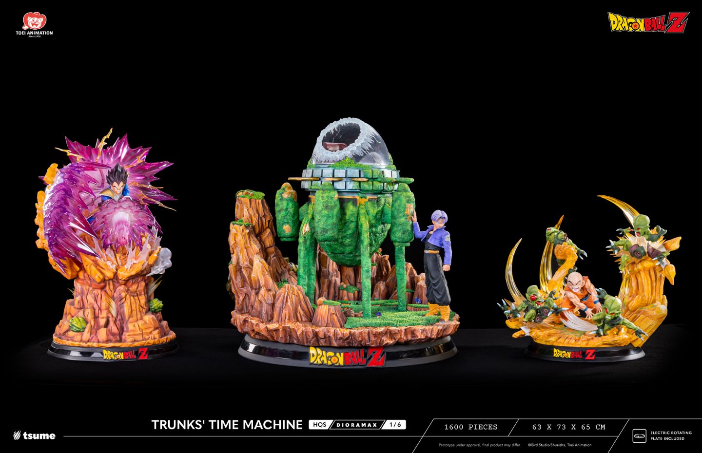 PRE-ORDER HQS Dioramax - Dragon Ball Z - Trunks' Time Machine 1/6