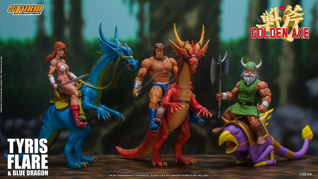 PRE-ORDER Golden Axe - Tyris Flare and Blue Dragon