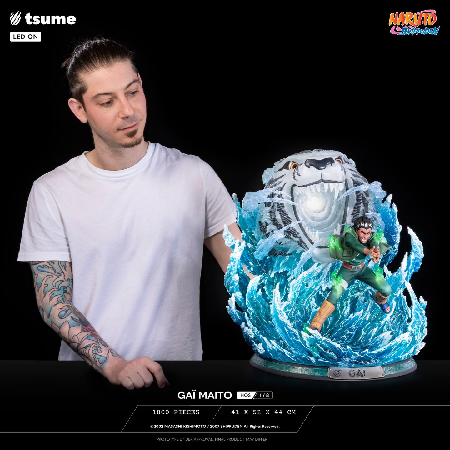 PRE-ORDER HGS - Naruto Shippuden - Might Gai 1/8