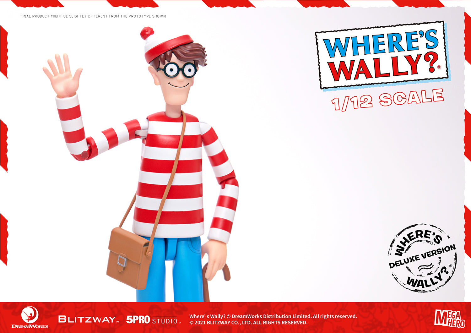 PRE-ORDER Megahero - Where's Wally? - Wally DX 1/12