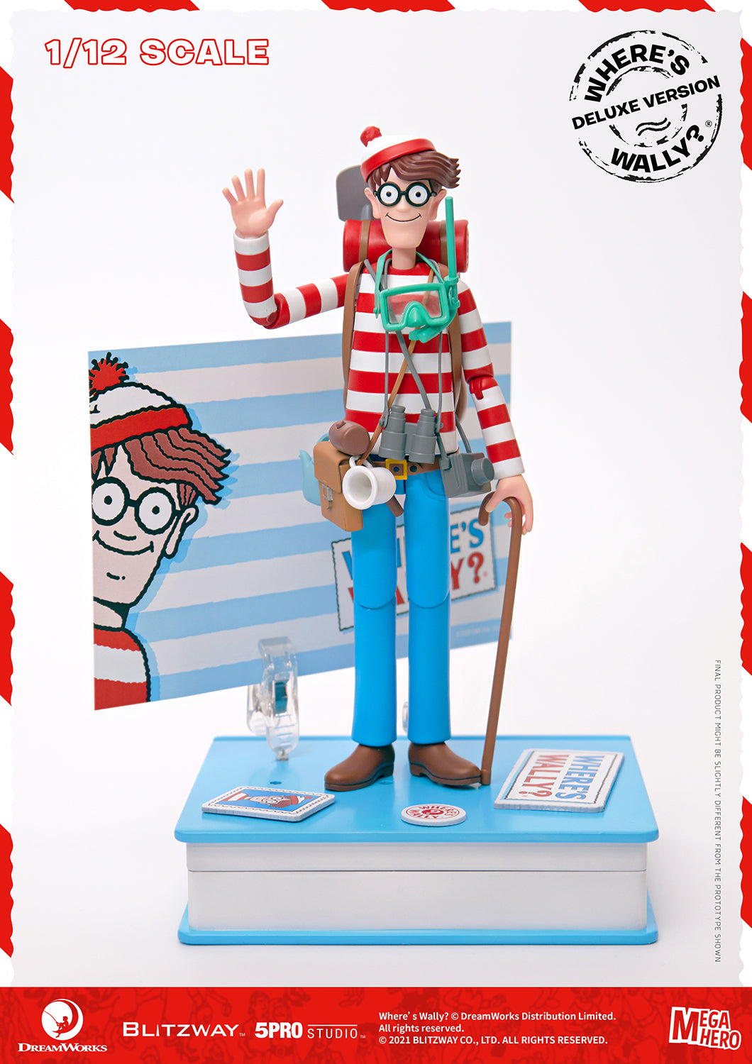 PRE-ORDER Megahero - Where's Wally? - Wally DX 1/12