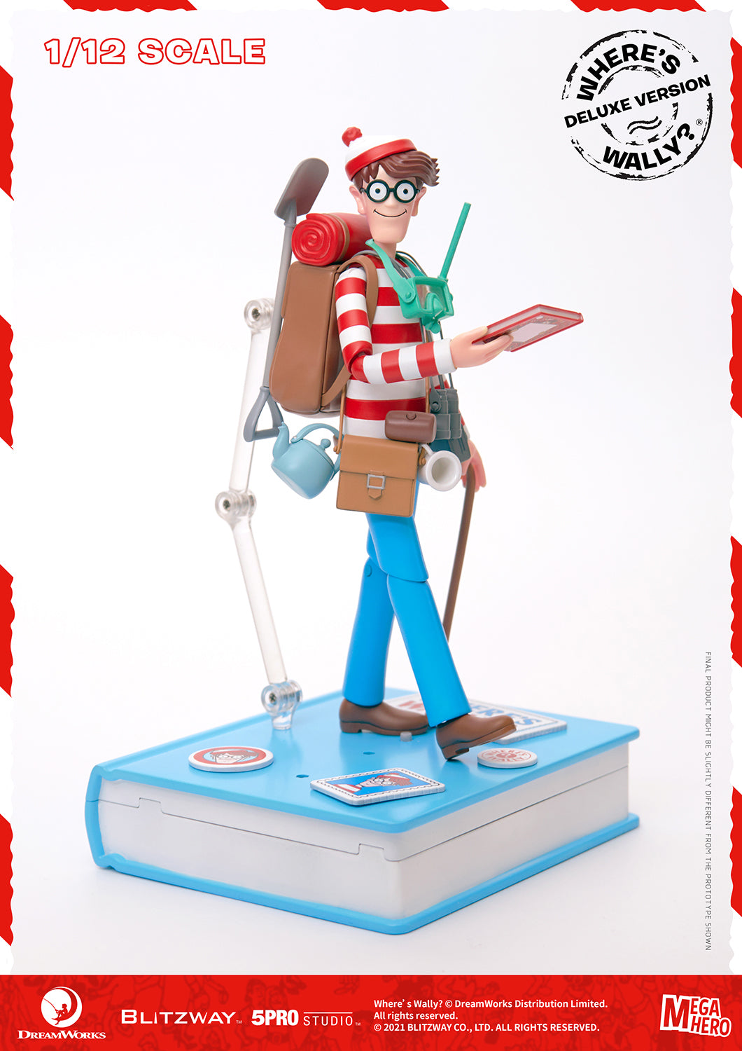 PRE-ORDER Megahero - Where's Wally? - Wally DX 1/12