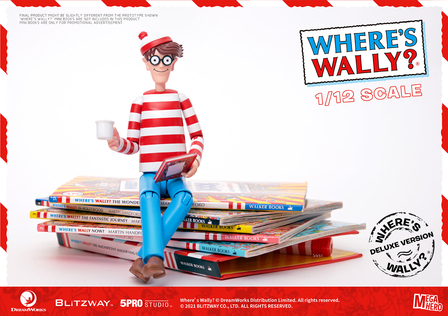 PRE-ORDER Megahero - Where's Wally? - Wally DX 1/12