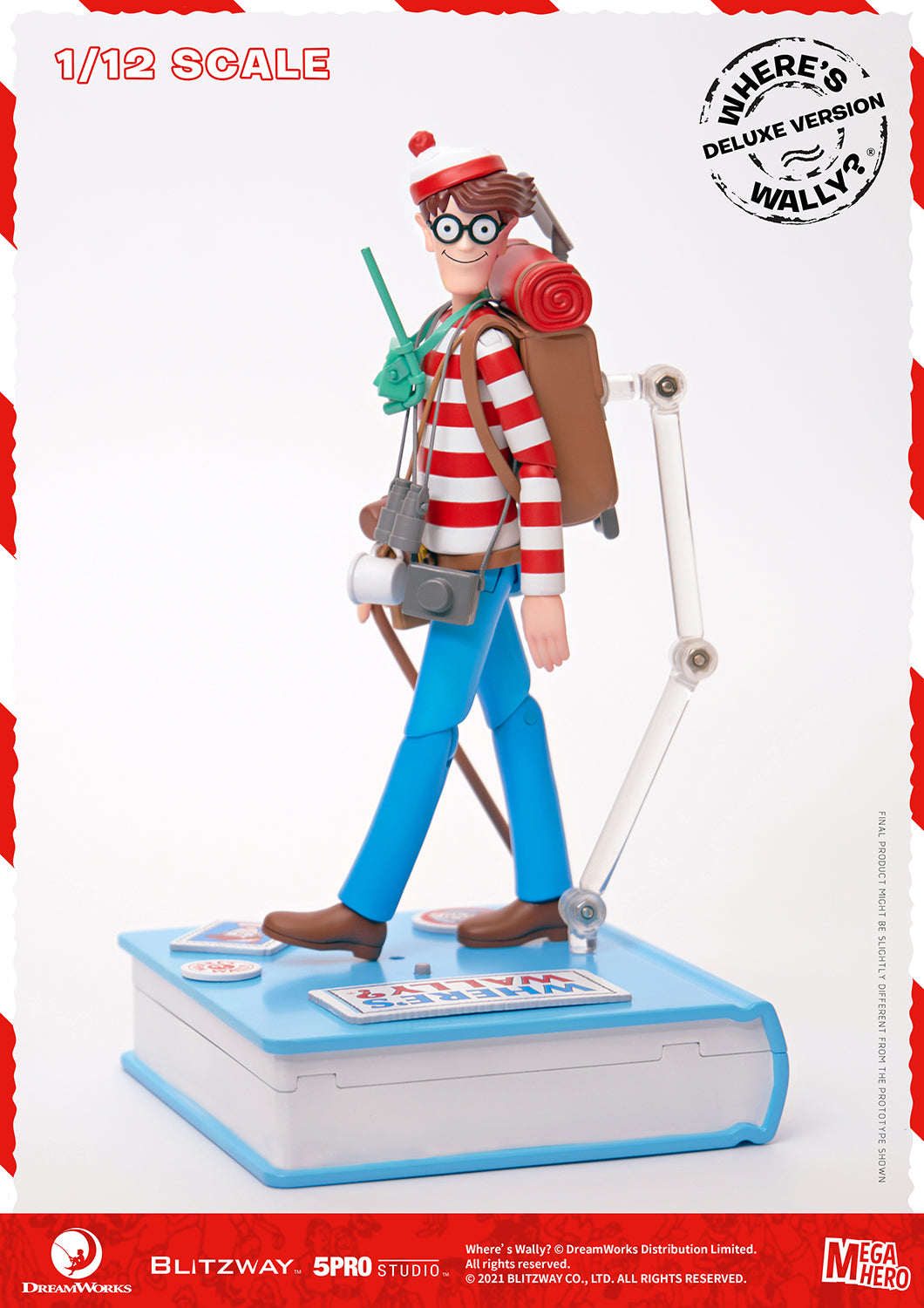 PRE-ORDER Megahero - Where's Wally? - Wally DX 1/12