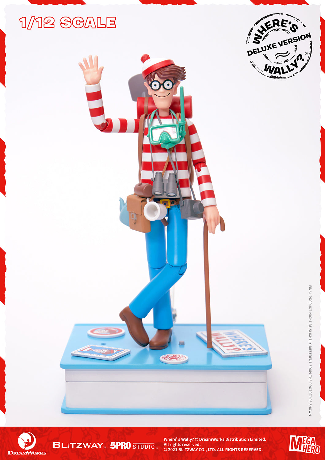 PRE-ORDER Megahero - Where's Wally? - Wally DX 1/12