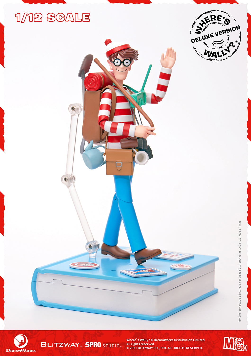 PRE-ORDER Megahero - Where's Wally? - Wally DX 1/12