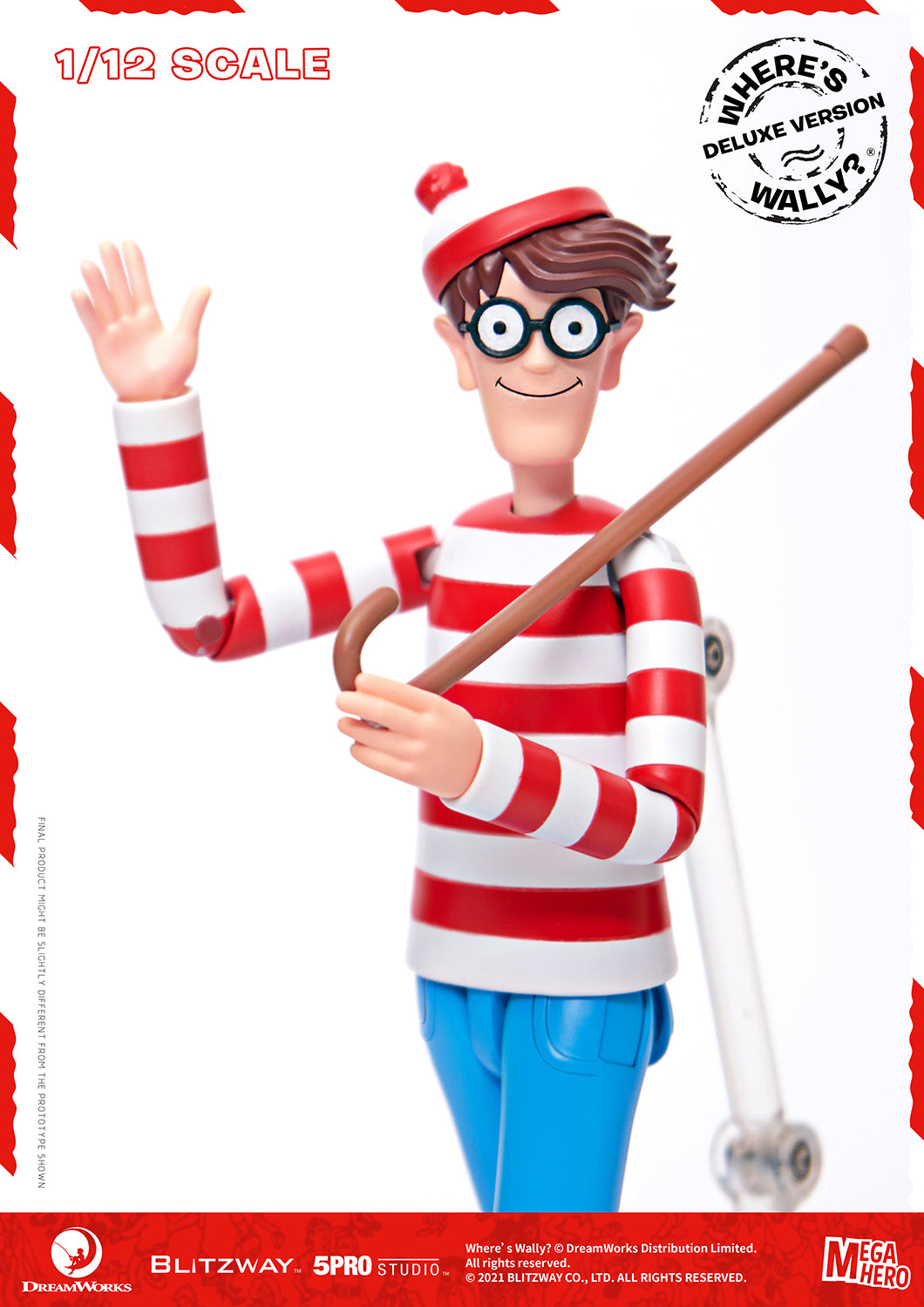 PRE-ORDER Megahero - Where's Wally? - Wally DX 1/12