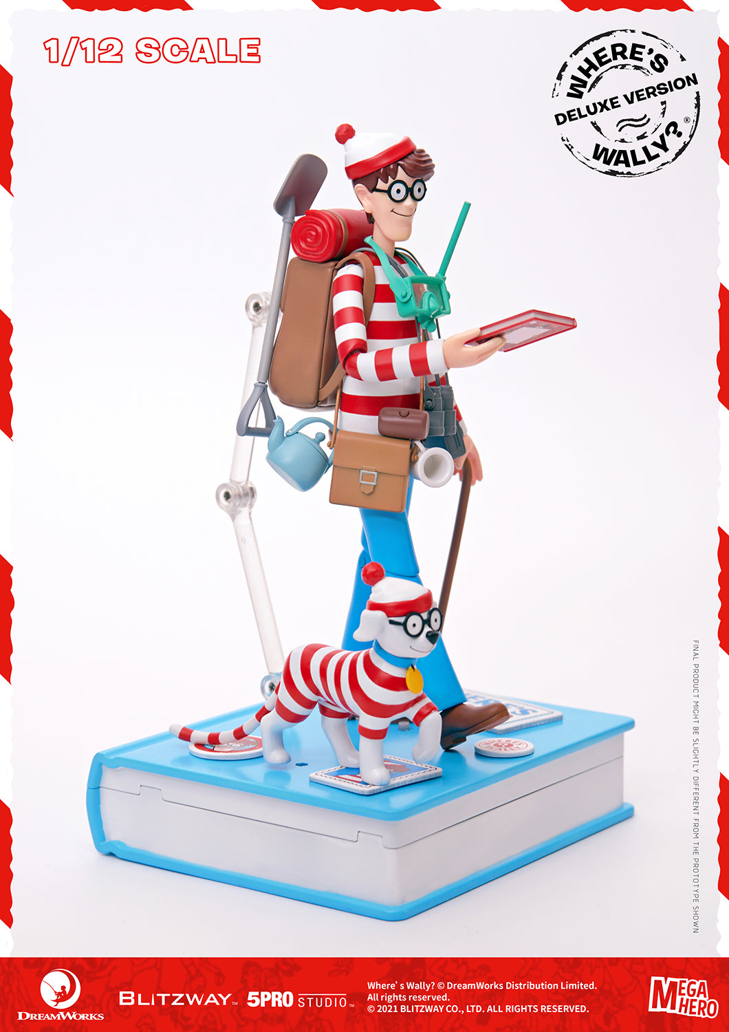 PRE-ORDER Megahero - Where's Wally? - Wally DX 1/12