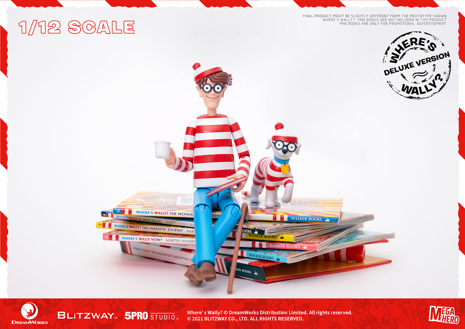 PRE-ORDER Megahero - Where's Wally? - Wally DX 1/12