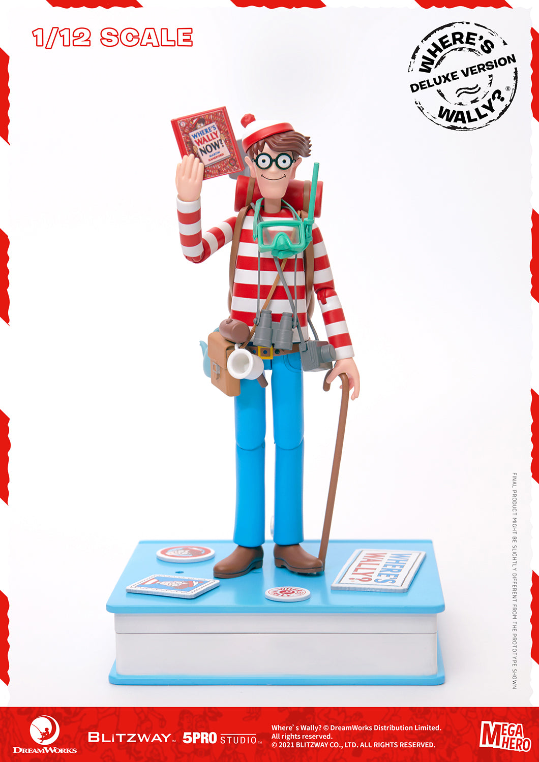 PRE-ORDER Megahero - Where's Wally? - Wally DX 1/12