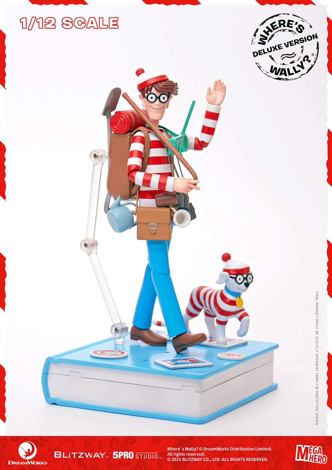 PRE-ORDER Megahero - Where's Wally? - Wally DX 1/12