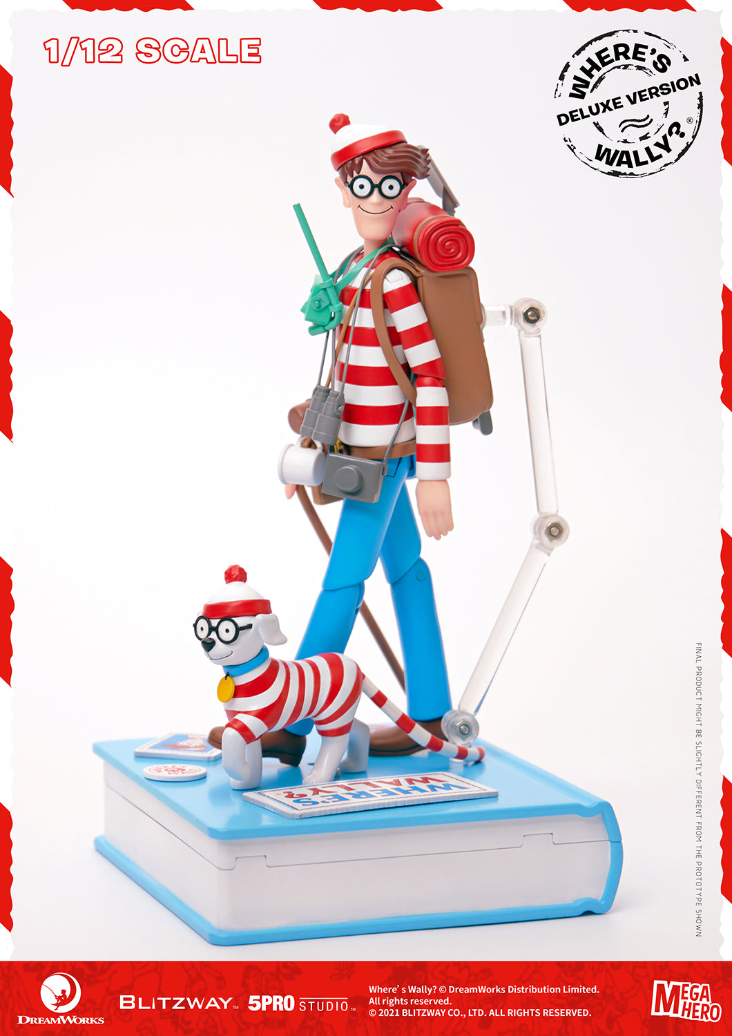 PRE-ORDER Megahero - Where's Wally? - Wally DX 1/12