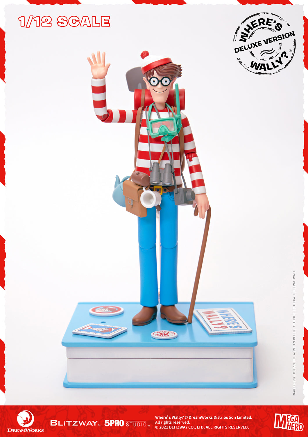 PRE-ORDER Megahero - Where's Wally? - Wally DX 1/12