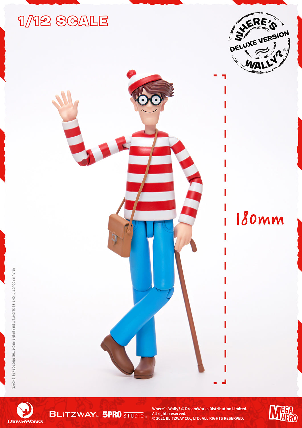 PRE-ORDER Megahero - Where's Wally? - Wally DX 1/12