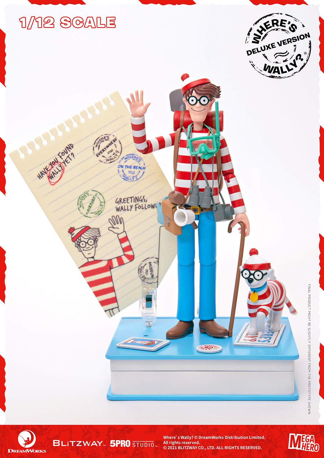 PRE-ORDER Megahero - Where's Wally? - Wally DX 1/12