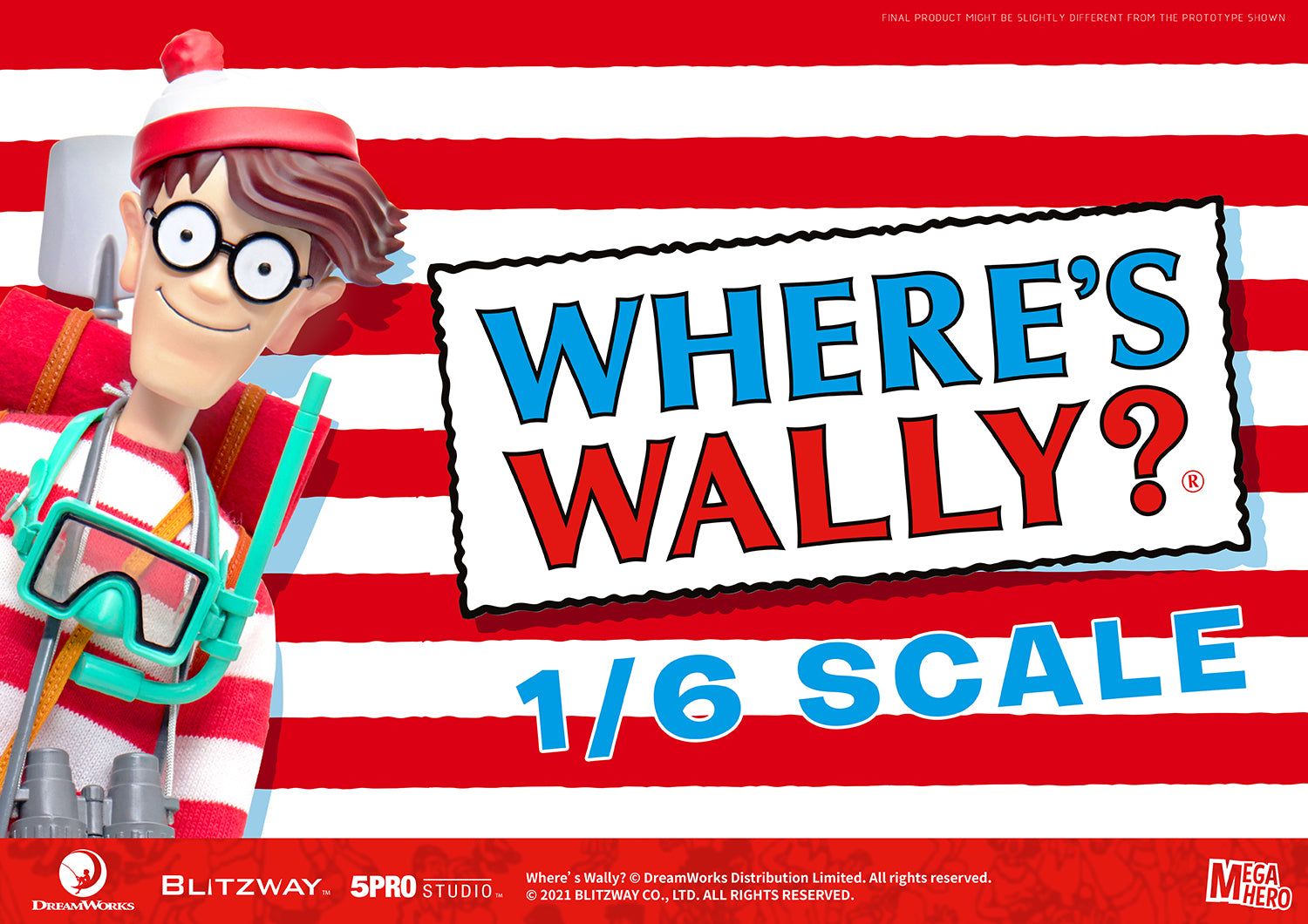PRE-ORDER Megahero - Where's Wally? - Wally 1/6