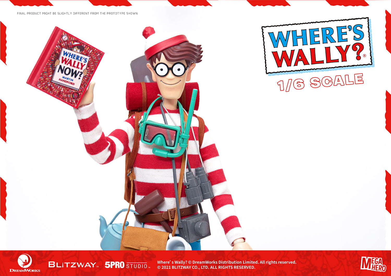 PRE-ORDER Megahero - Where's Wally? - Wally 1/6