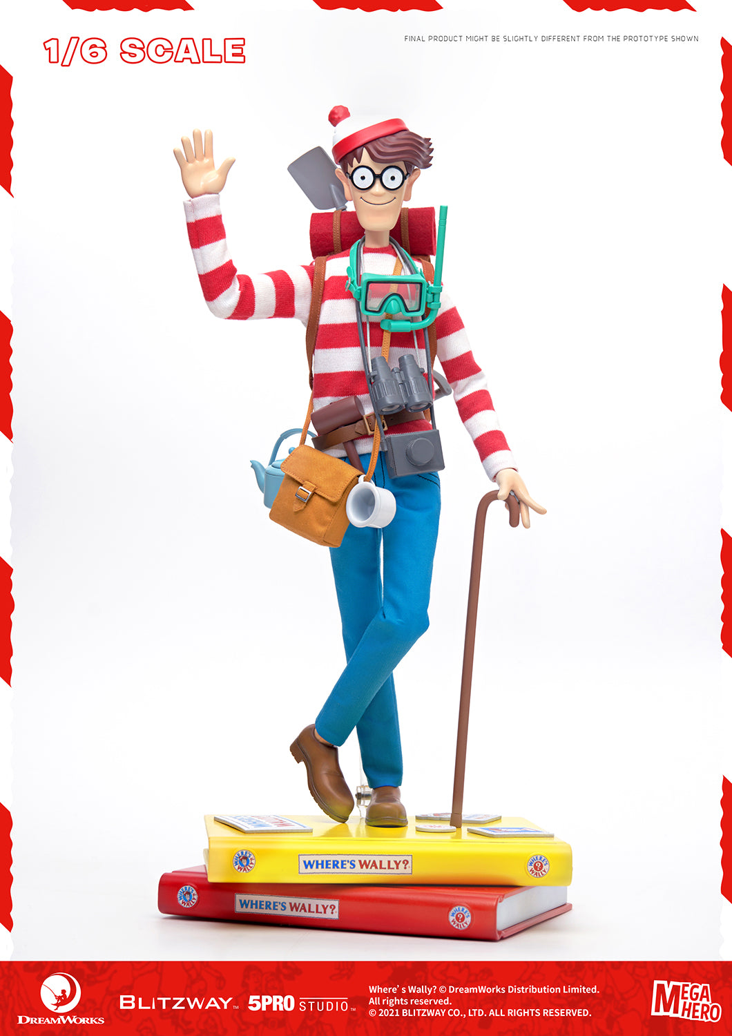 PRE-ORDER Megahero - Where's Wally? - Wally 1/6