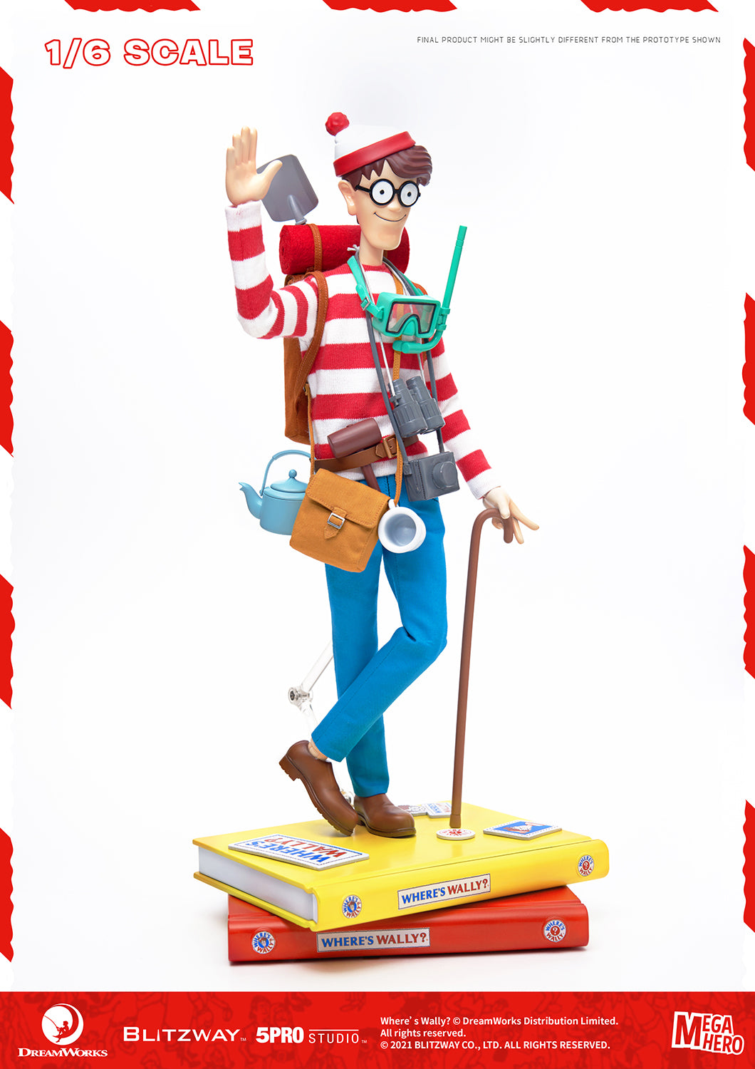 PRE-ORDER Megahero - Where's Wally? - Wally 1/6