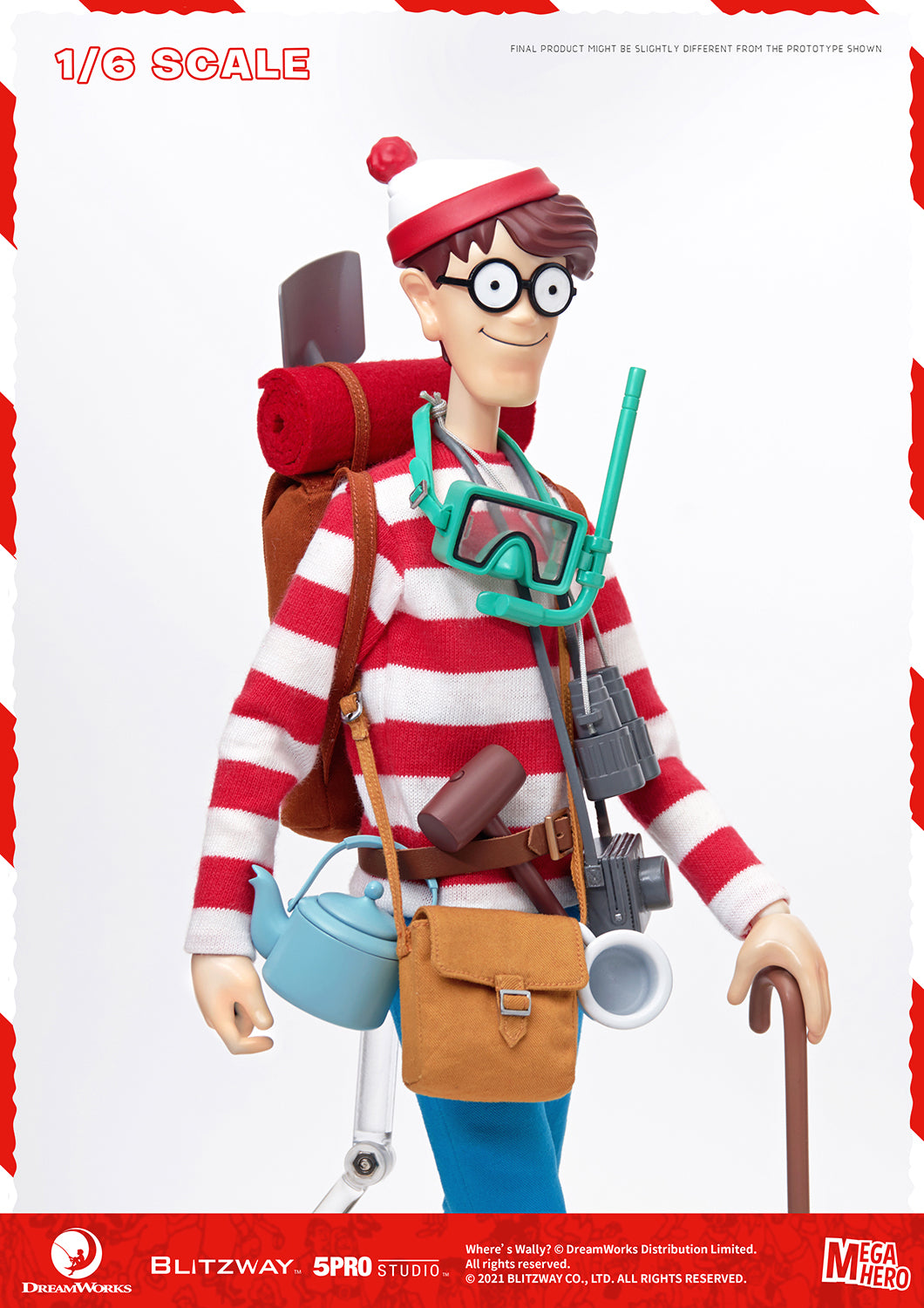 PRE-ORDER Megahero - Where's Wally? - Wally 1/6