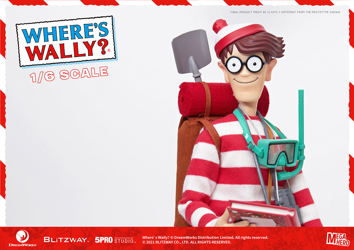 PRE-ORDER Megahero - Where's Wally? - Wally 1/6