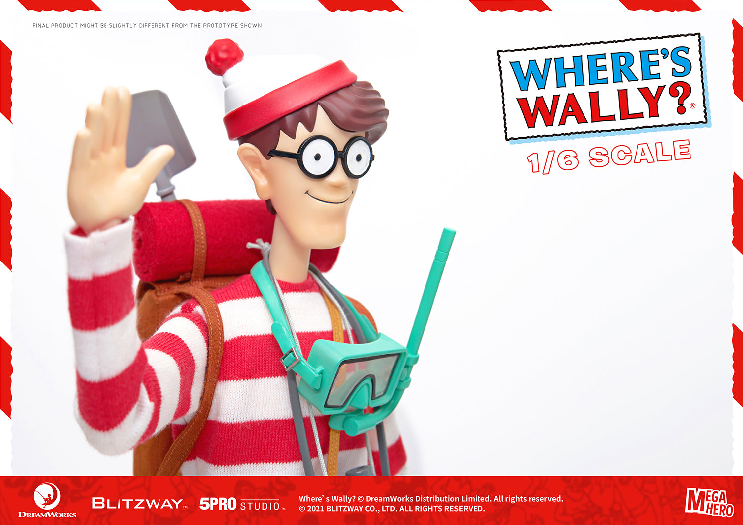 PRE-ORDER Megahero - Where's Wally? - Wally 1/6