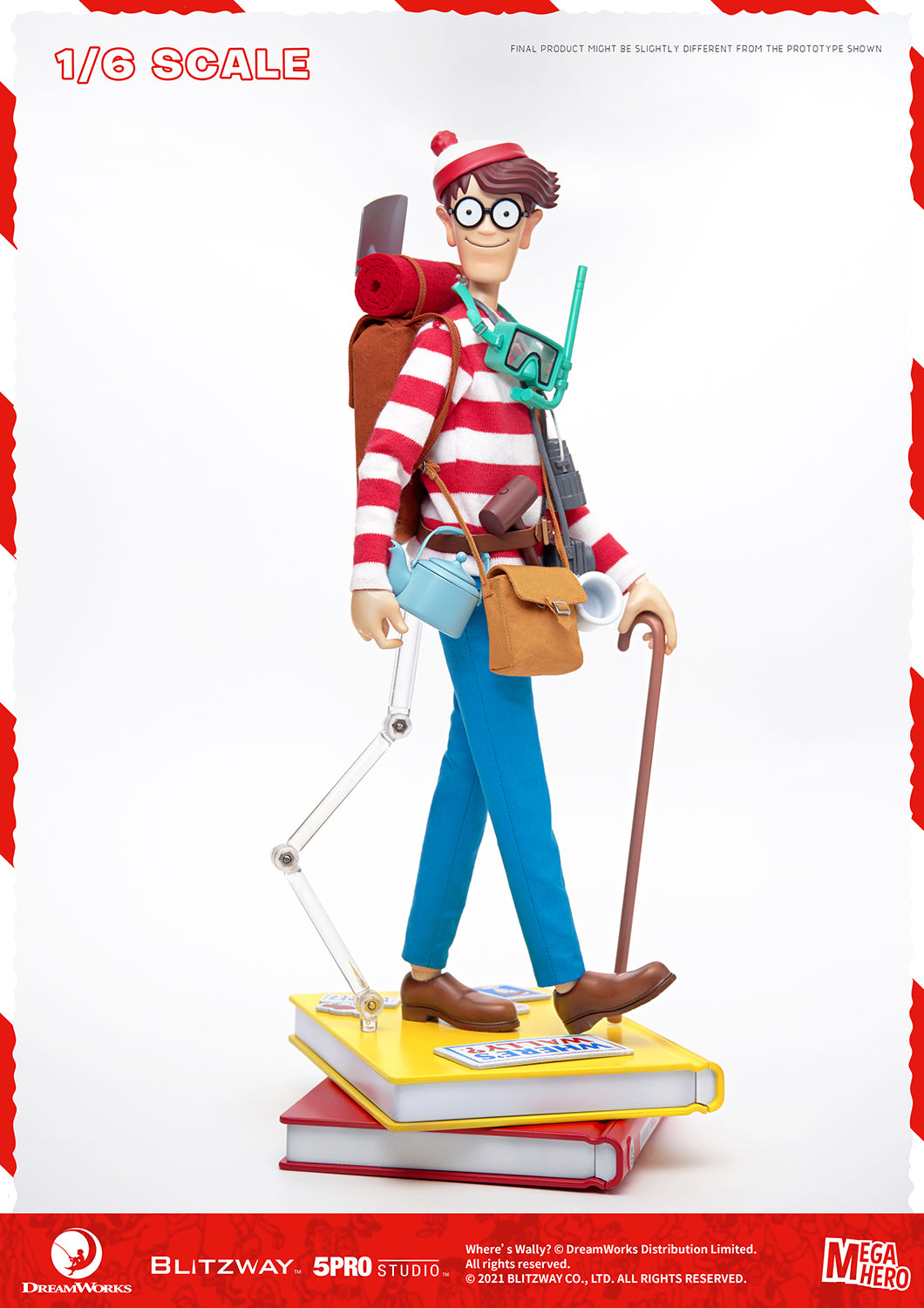 PRE-ORDER Megahero - Where's Wally? - Wally 1/6