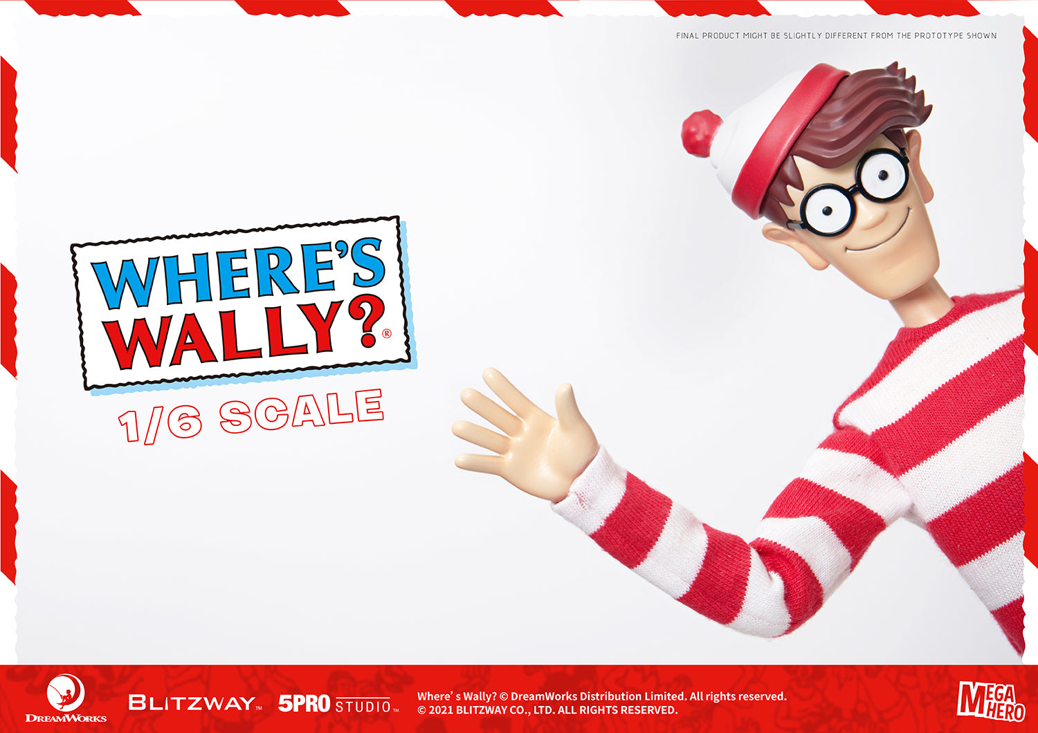 PRE-ORDER Megahero - Where's Wally? - Wally 1/6