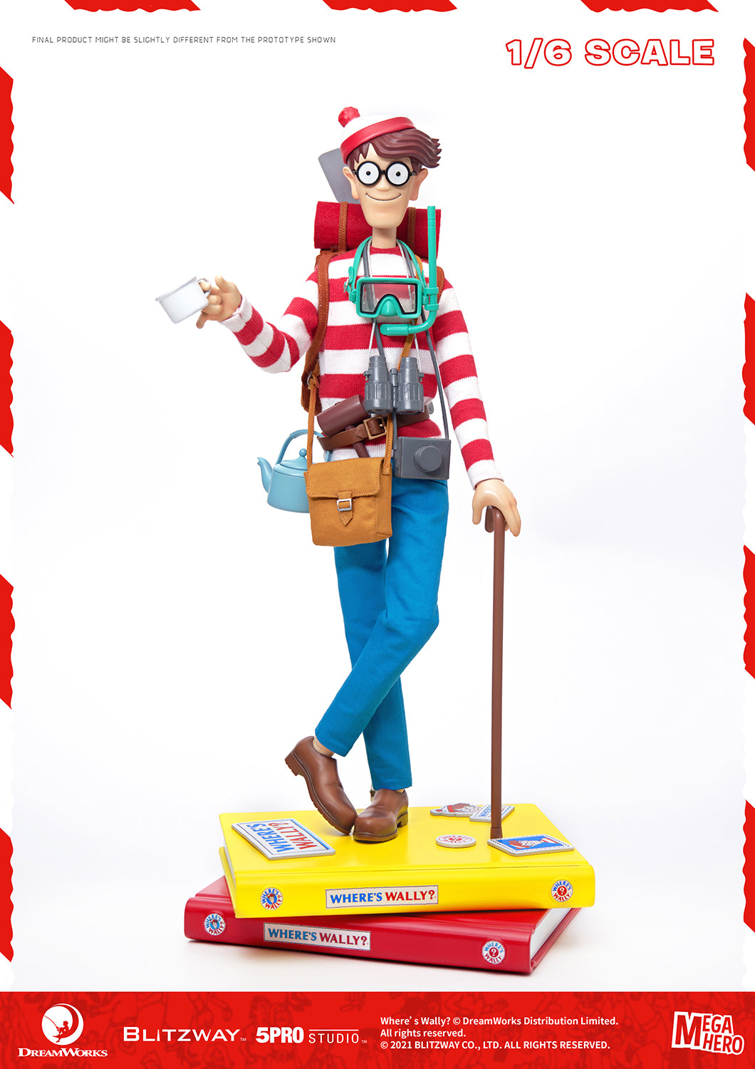 PRE-ORDER Megahero - Where's Wally? - Wally 1/6