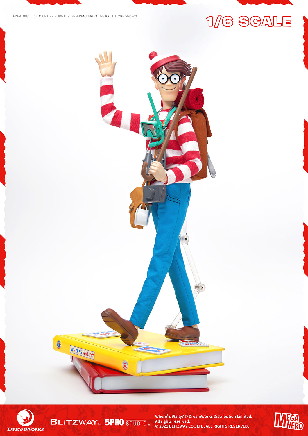 PRE-ORDER Megahero - Where's Wally? - Wally 1/6