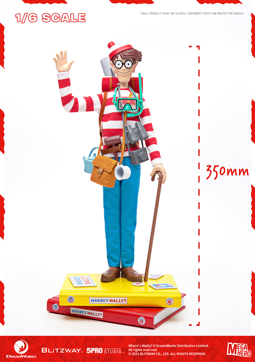 PRE-ORDER Megahero - Where's Wally? - Wally 1/6