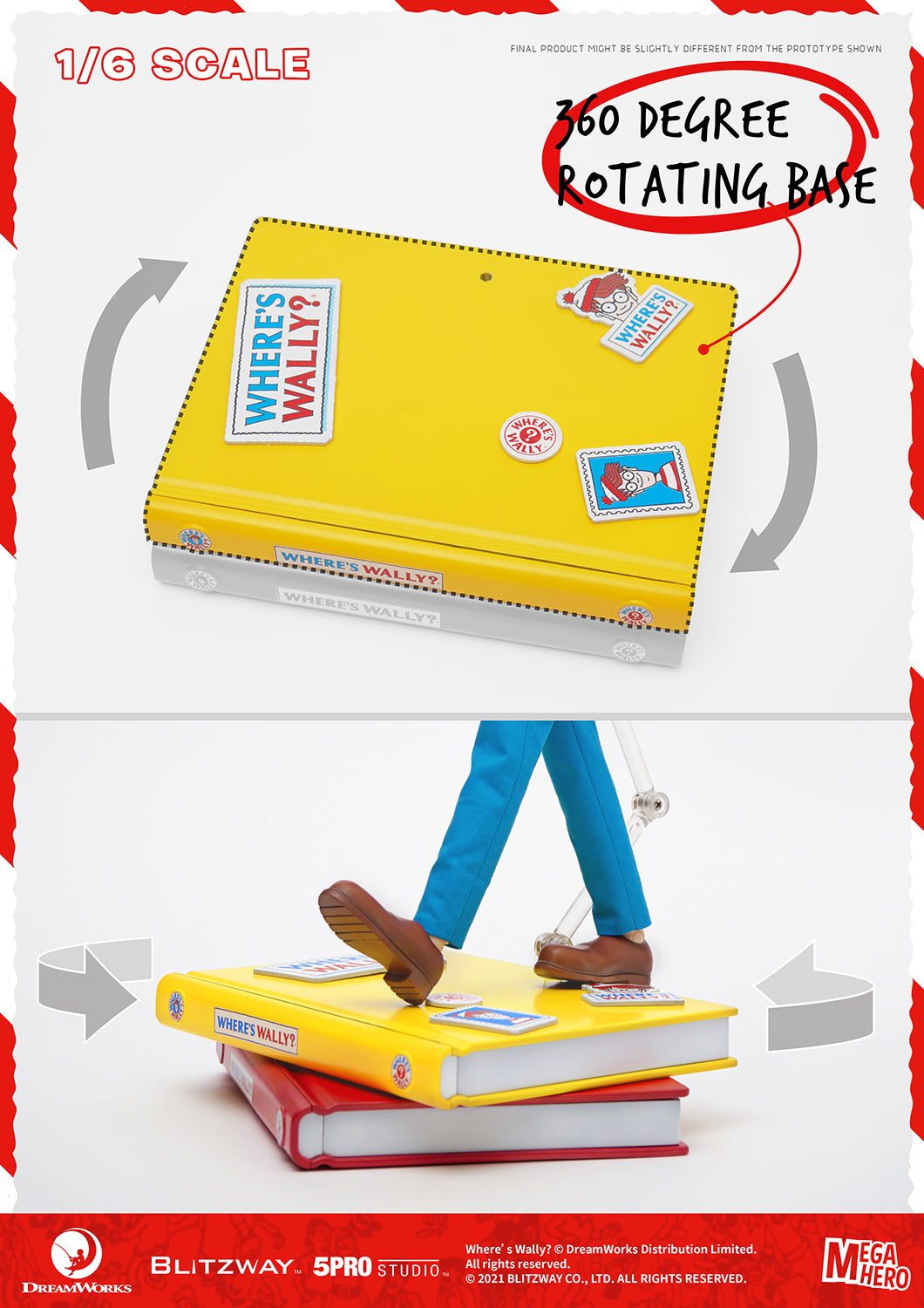 PRE-ORDER Megahero - Where's Wally? - Wally 1/6