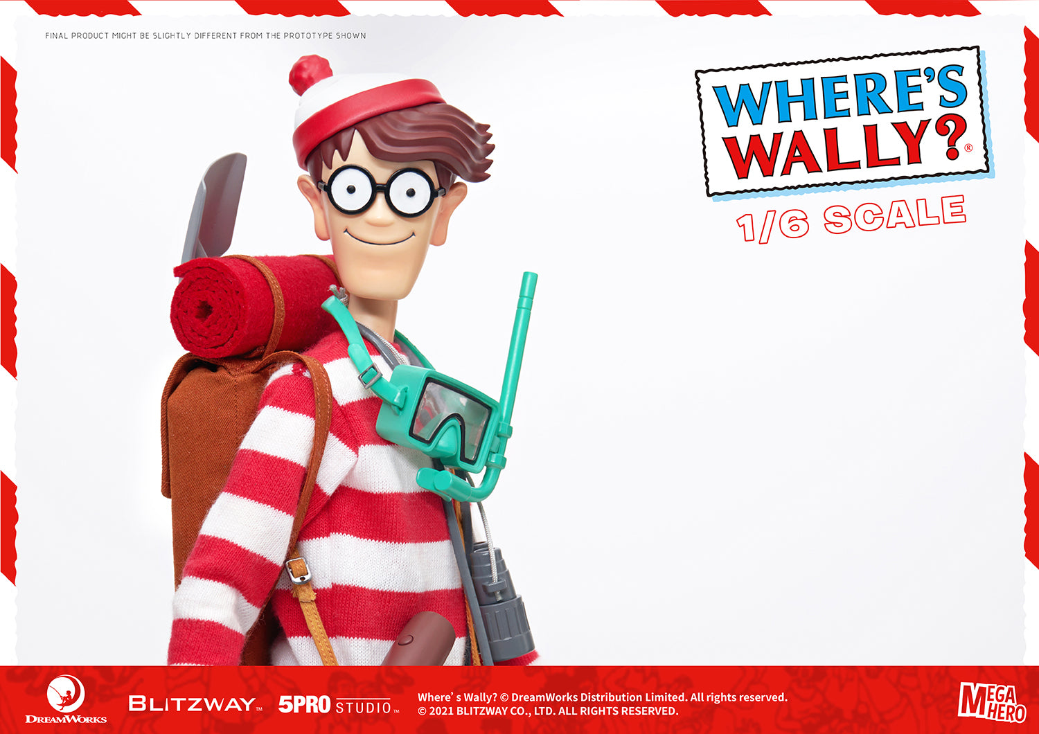 PRE-ORDER Megahero - Where's Wally? - Wally 1/6