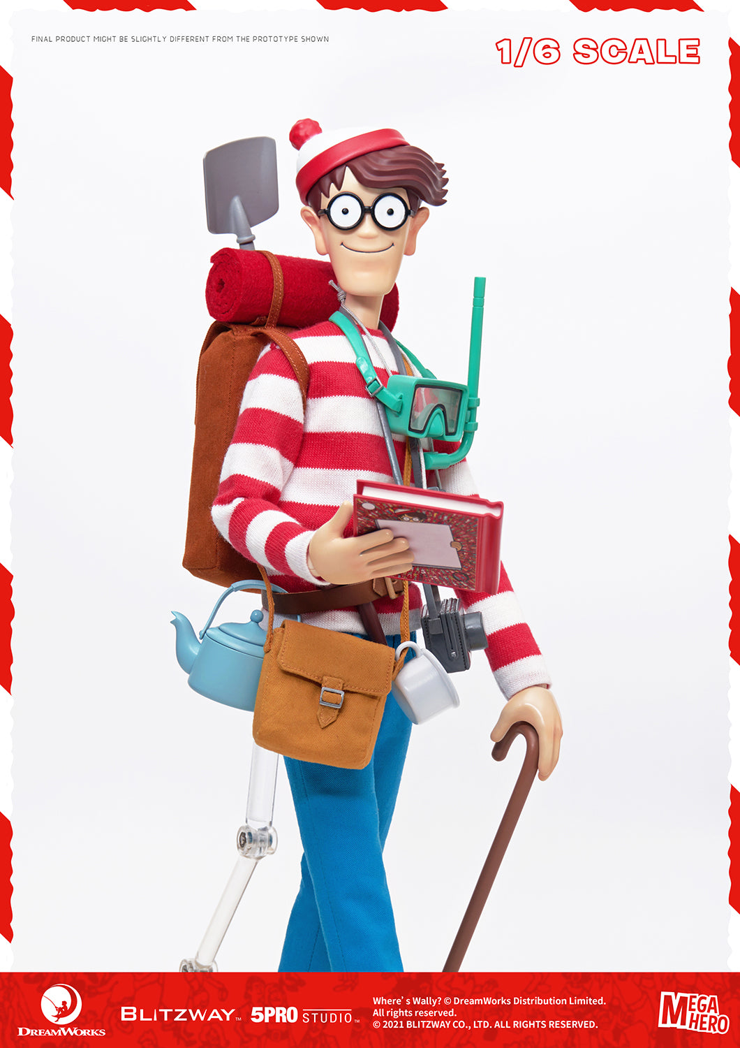 PRE-ORDER Megahero - Where's Wally? - Wally 1/6