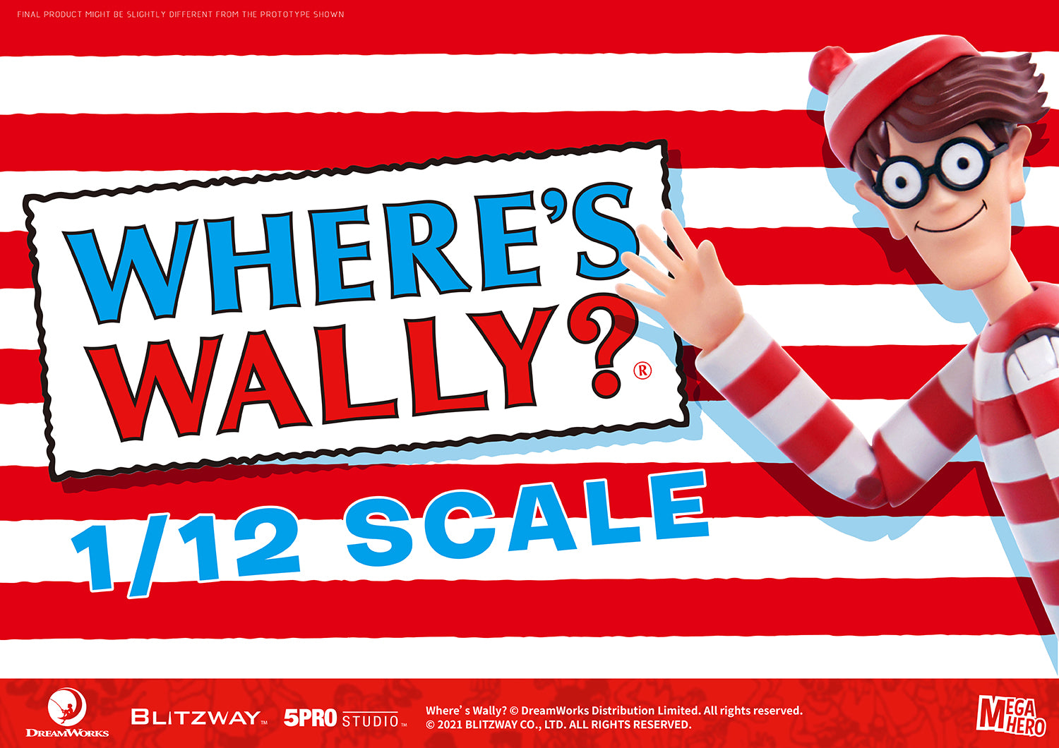 PRE-ORDER Megahero - Where's Wally? - Wally 1/12