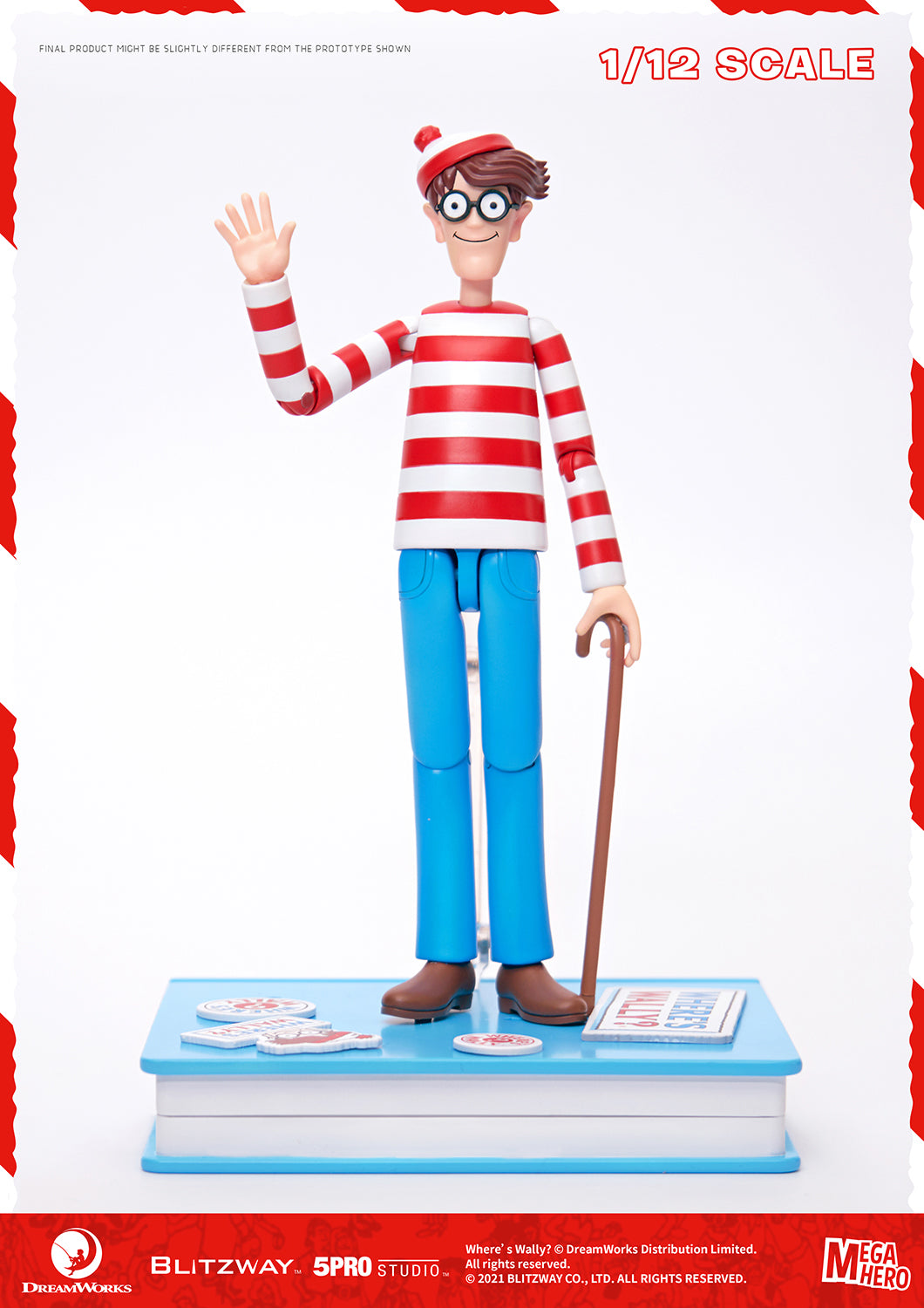 PRE-ORDER Megahero - Where's Wally? - Wally 1/12