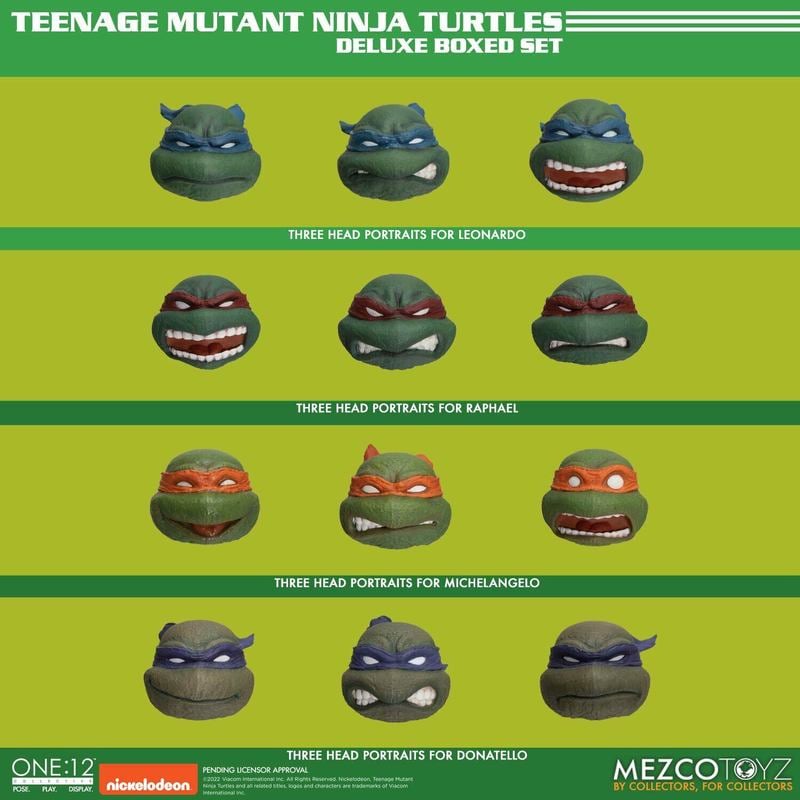PRE-ORDER One: 12 Collective - Teenage Mutant Ninja Turtles Deluxe Boxed Set