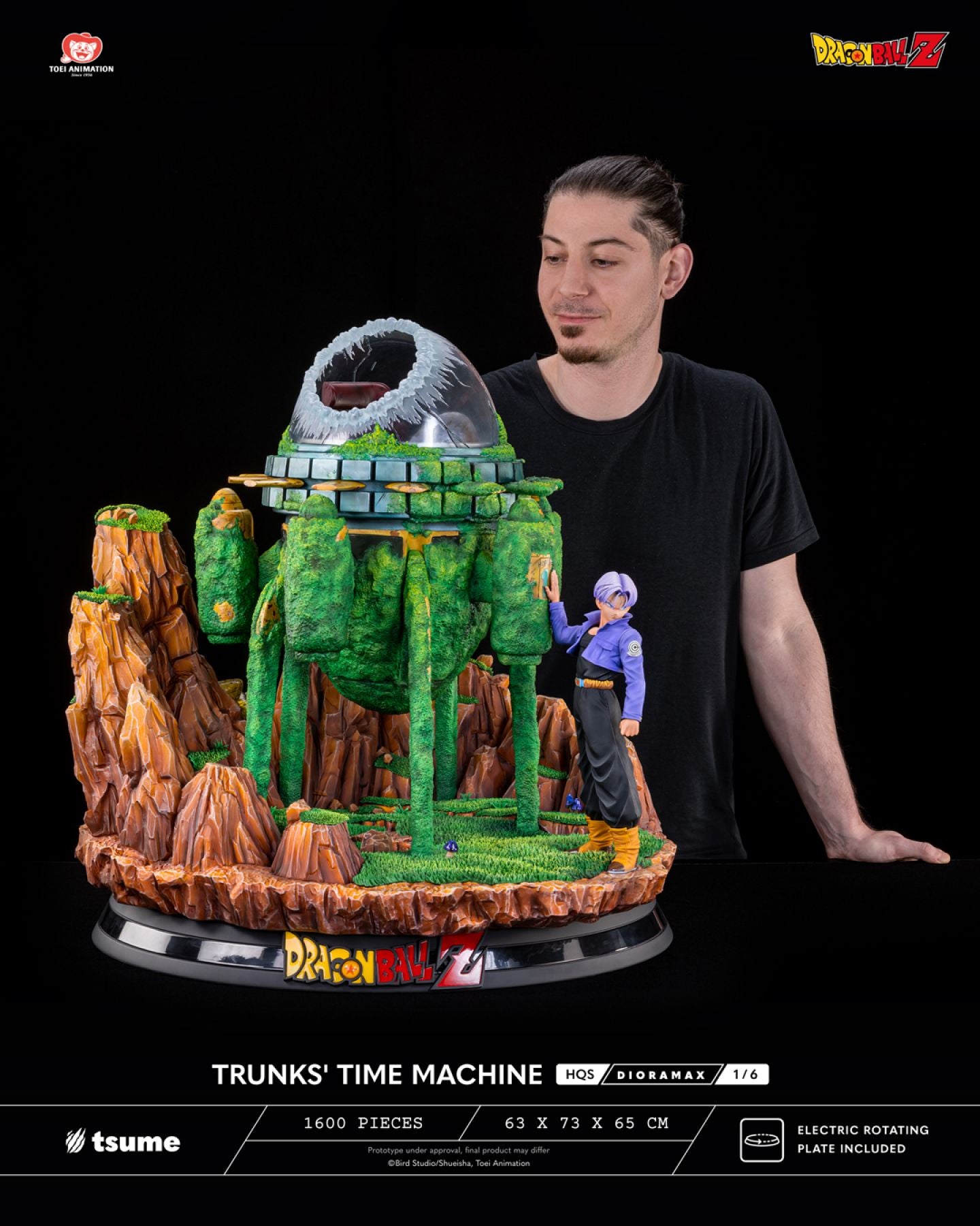 PRE-ORDER HQS Dioramax - Dragon Ball Z - Trunks' Time Machine 1/6