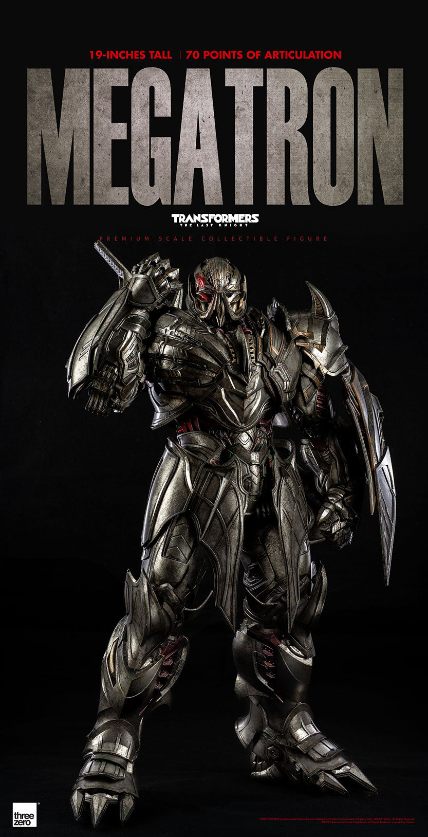 PRE-ORDER Transformers: The Last Knight - Megatron [4th Quarter 2022 Release]
