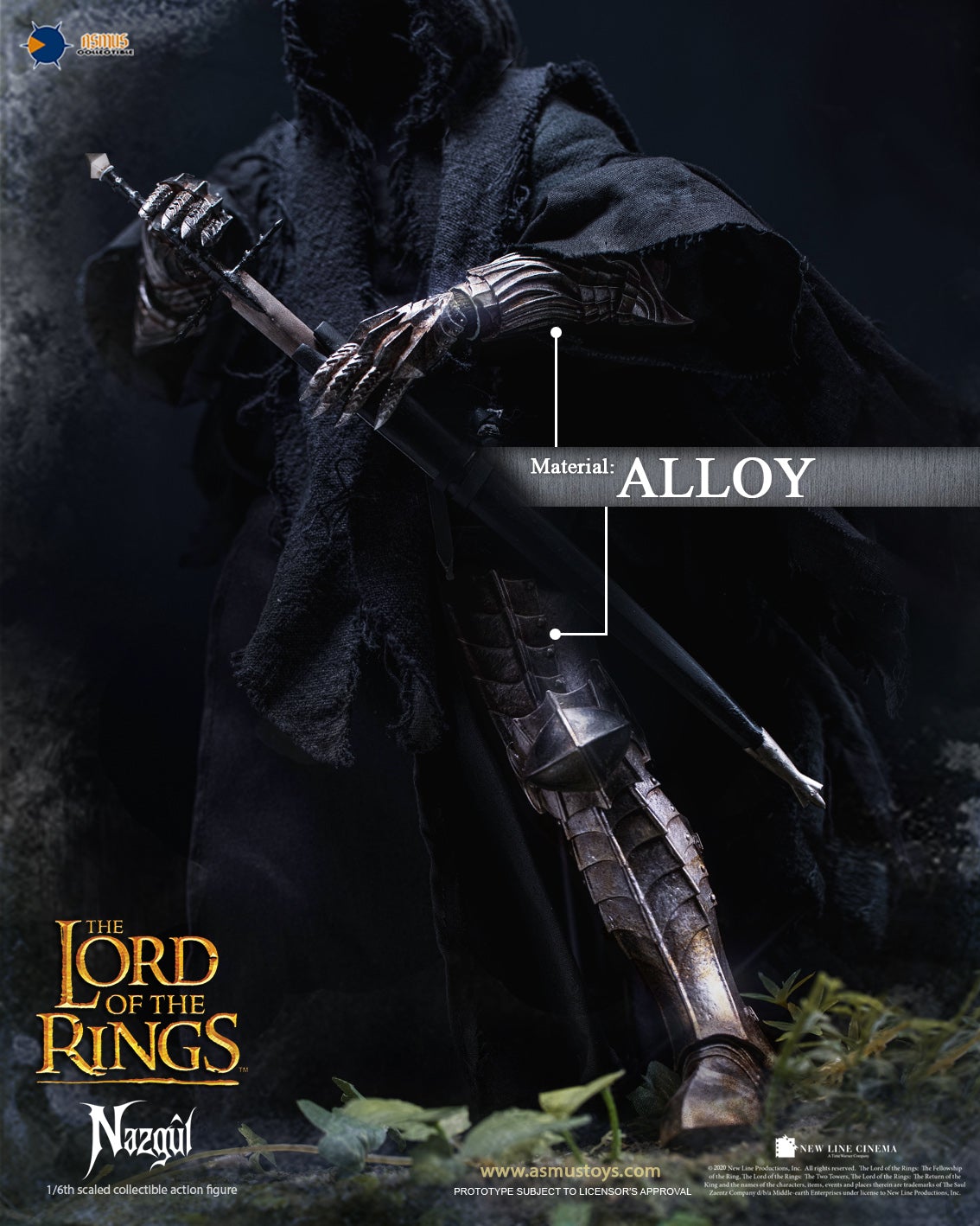 PRE-ORDER Lord of the Rings - Nazgul 1/6