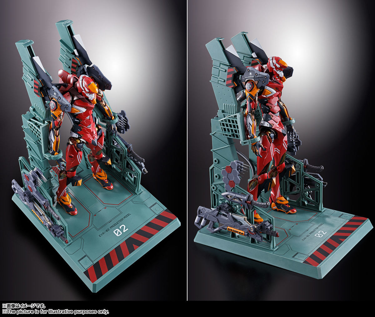 IN-STOCK Bandai - Metal Build - Evangelion - EVA-01 & EVA-02 Bundle