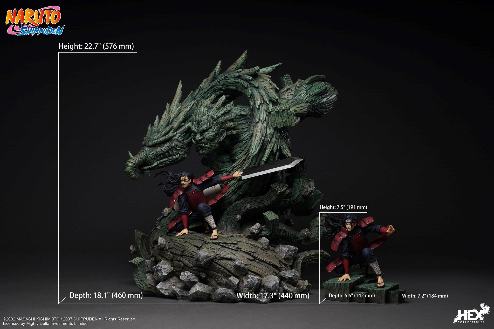 PRE-ORDER Naruto Shippuden - Hashirama Senju 1/8